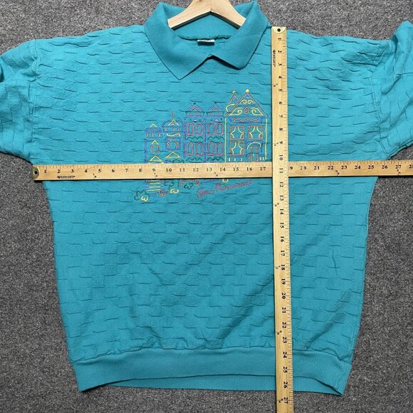 Vintage Crazy Shirts Hawaii Adult Medium San Francisco Sweatshirt Oversized - Picture 7 of 7